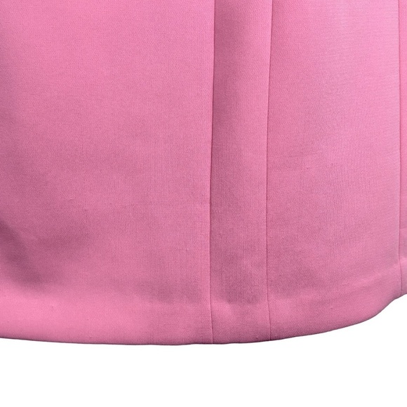 ALC ELIZABETH GRAPEFRUIT PINK STRAPLESS CADY STRETCH COCKTAIL DRESS - Picture 16 of 17